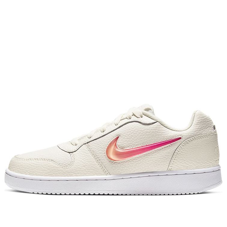 (WMNS) Nike Ebernon Low Prem White/Pink AQ2232-100