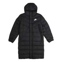 Nike Sportswear Windrunner Down Fill Long hooded down Jacket Black AA8854-010