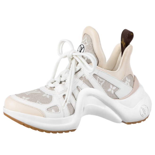 (WMNS) LOUIS VUITTON Archlight 1.0 Sneakers 'Beige Monogram' 1AB318