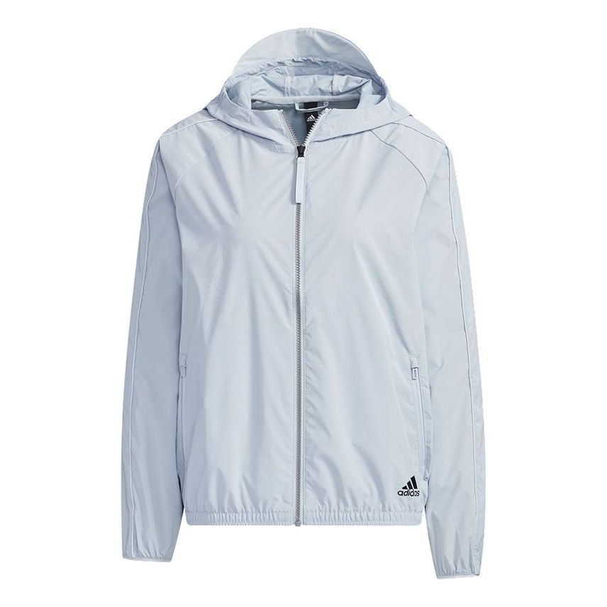 (WMNS) adidas Str Wb Film Casual Sports Hooded Jacket Light Blue GP0669