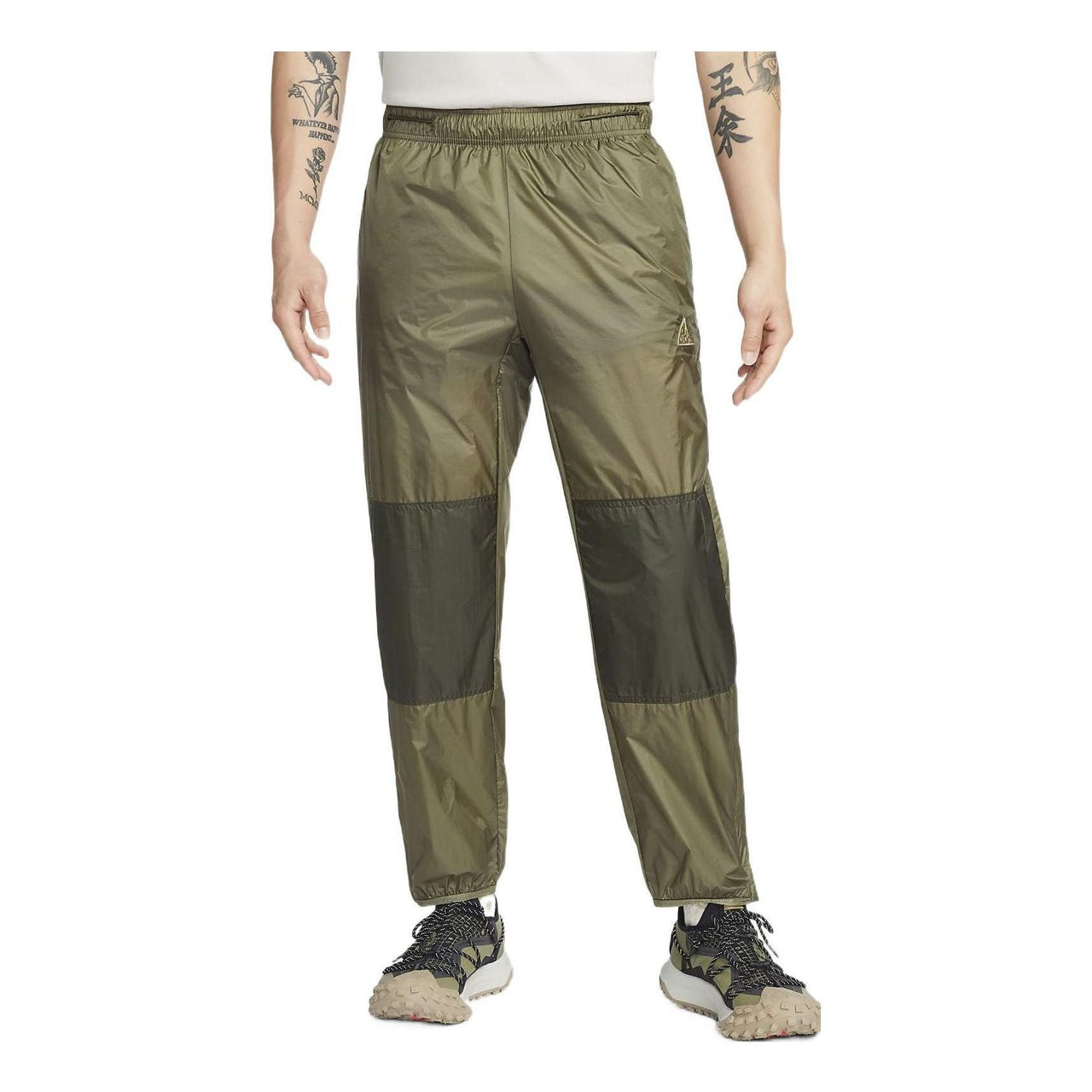 Men's Nike ACG Cinder Cone Brand logo Printing Drawstring Sports Pants/Trousers/Joggers Black DB1135-222