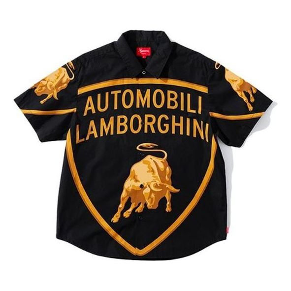 Supreme x Automobili Lamborghini S/S Shirt 'Black Yellow' SUP-SS20-522