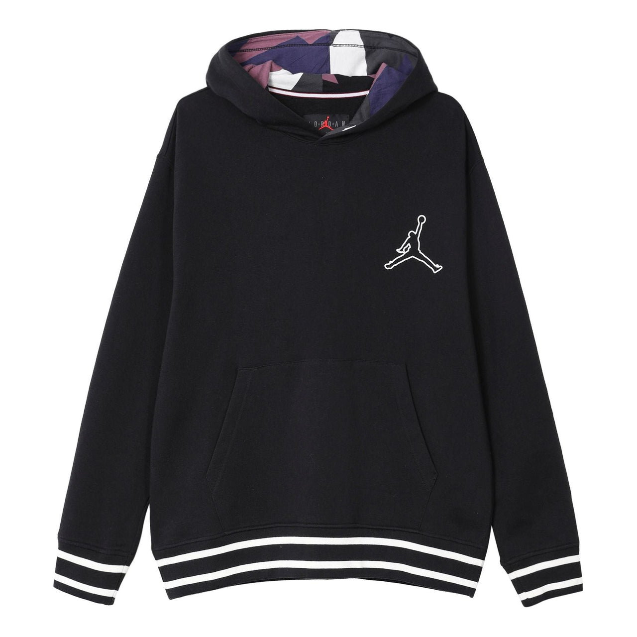 Air Jordan Flight MVP Fleece Pullover Hoodie 'Black' FD7403-010