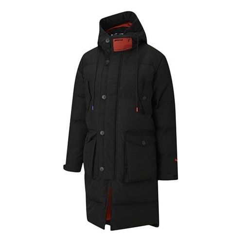 PUMA x Attempt Padded Down Jacket 'Black Red' 598253-01
