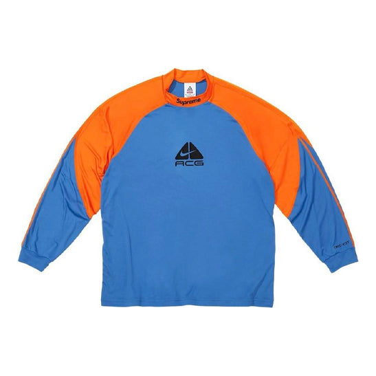 Nike x Supreme ACG Logo T-Shirt 'Blue Orange' DN3262-489