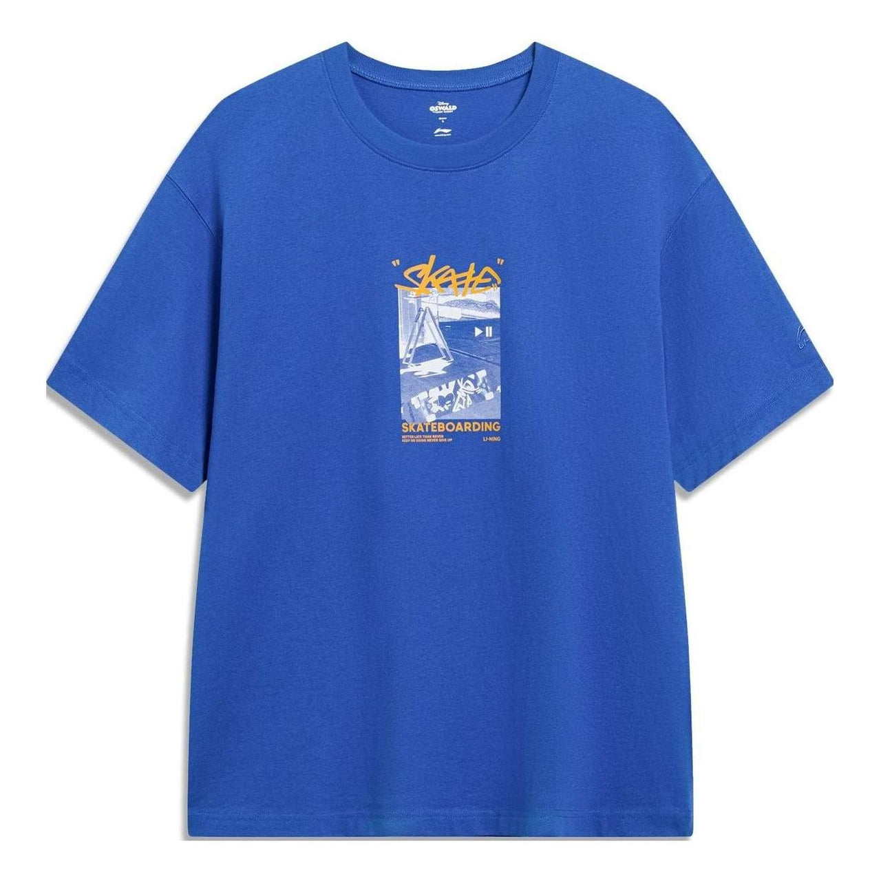 Li-Ning x Disney Oswald Graphic T-shirt 'Blue' AHST309-4