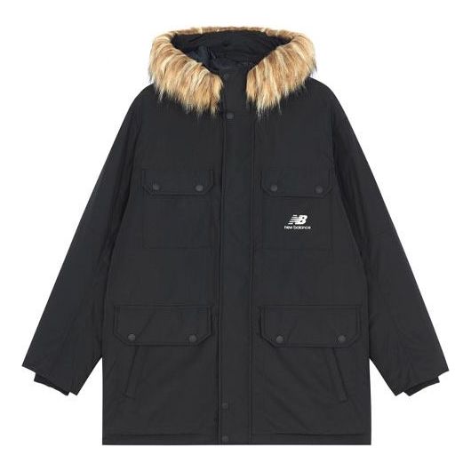 New Balance Classic Down Jacket 'Blue Brown' AMJ13329-BK