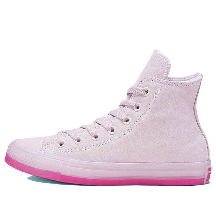 Converse Interstellar Chuck Taylor All Star Jelly Bottom Pink Suede 166139C