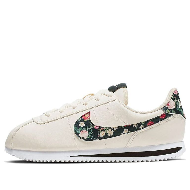 (GS) Nike Cortez Basic Vintage Floral 'Pale Ivory' BQ5297-100