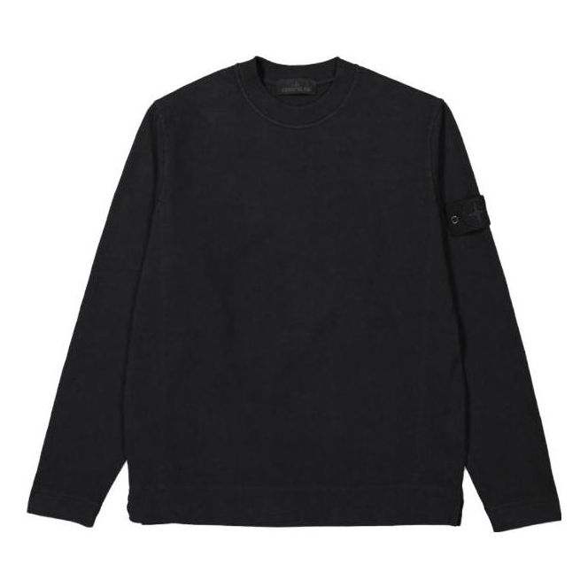 STONE ISLAND Ghost Crewneck Sweatshirt 'Black' 7815611F3-V0029