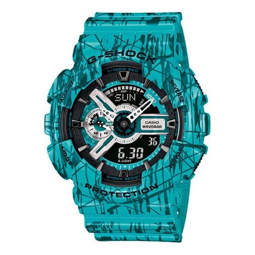 CASIO G-Shock Analog-Digital 'Green' GA-110SL-3