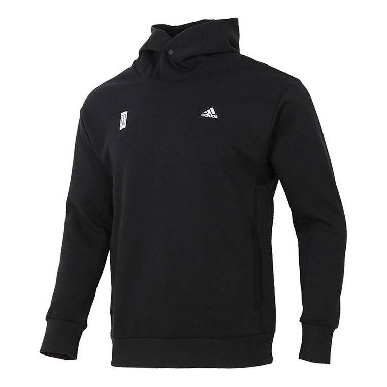 adidas Wj Swt Hood Printing Sports Pullover Black GP0912