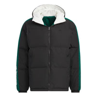 adidas originals Reversible Down Jacket 'Black Green White' IU4827
