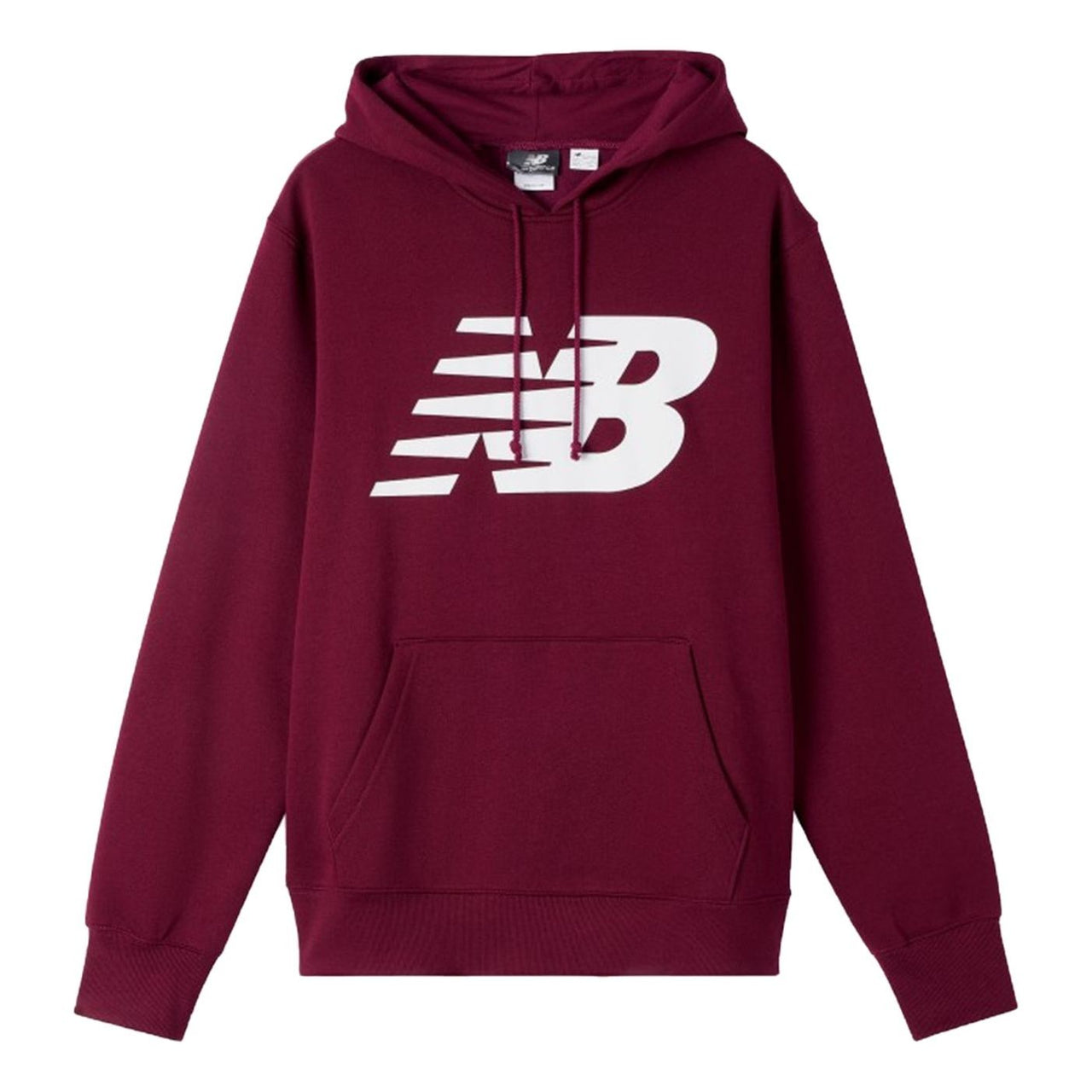 New Balance Big logo Printed Sweatshirt Men Burgundy MT83982SDR