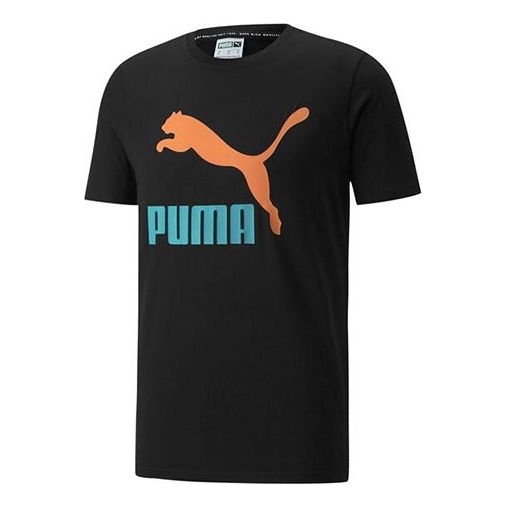 PUMA Classics Logo Interest Tee 'Black' 536344-51