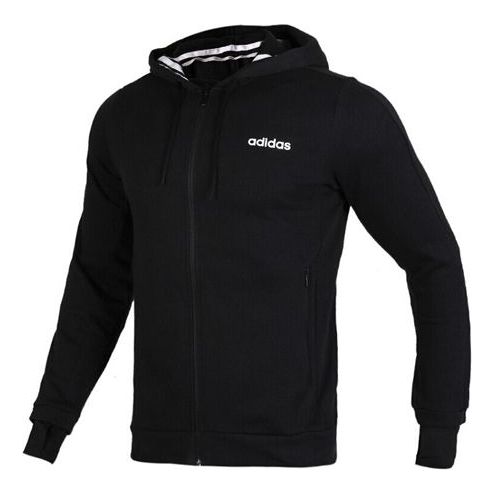 adidas M Mo Fz Outdoor Training Sports Jacket Black EI9725