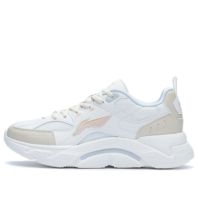 (WMNS) Li-Ning Running 'White Cream' ARSR054-1