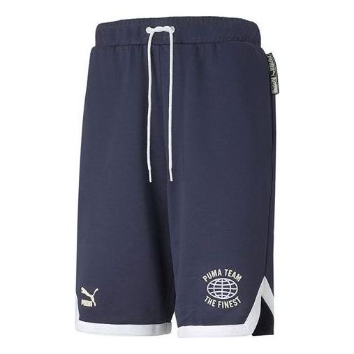 PUMA 8 Pt Logo Team Shorts 'Navy' 536923-06