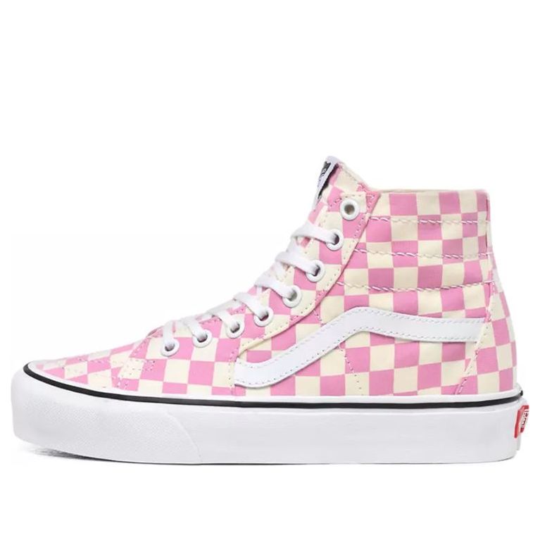 Vans Checkerboard SK8-HI Tapered Shoes Pink VN0A4U16XHV