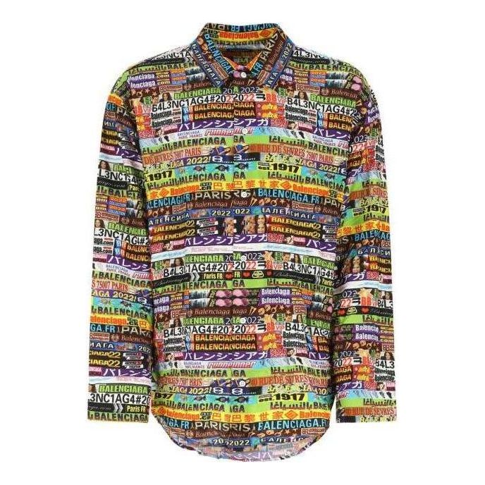 Balenciaga Ad Banners Minimal Shirt 'Multicolor' 681812TML178470