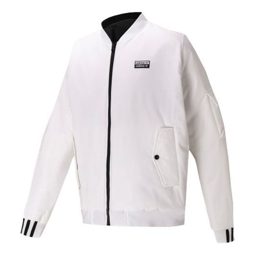 adidas originals Sports reversible aviator Jacket White FT6896