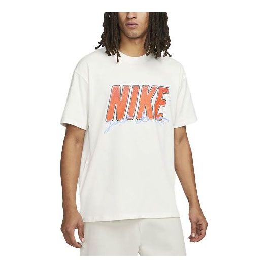 Nike Sportswear NRG T-Shirt 'White Orange' DO6368-010