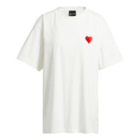 adidas x IVY PARK Crossover Round Neck Pullover Sports Short Sleeve Couple Style White HI1969