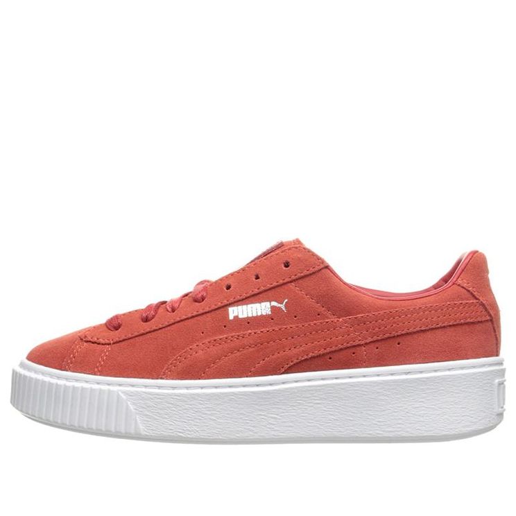 (WMNS) PUMA Suede Platform 'Barbados Cherry' 362223-03
