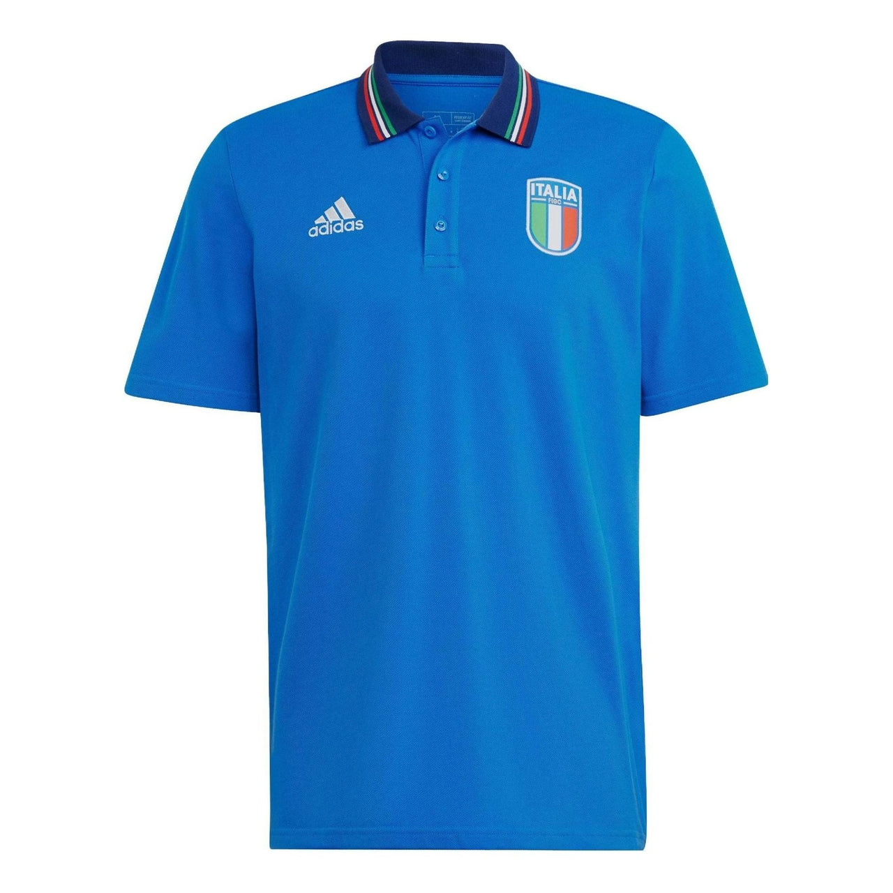 adidas Italy Polo Shirt 'Blue' HT2181