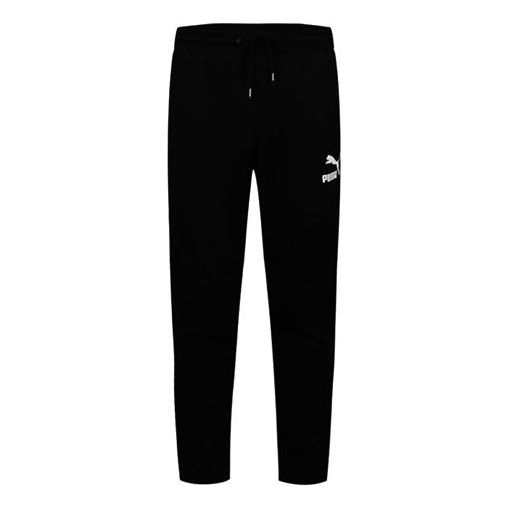 PUMA Classics Sweatpants 'Black White' 595903-01