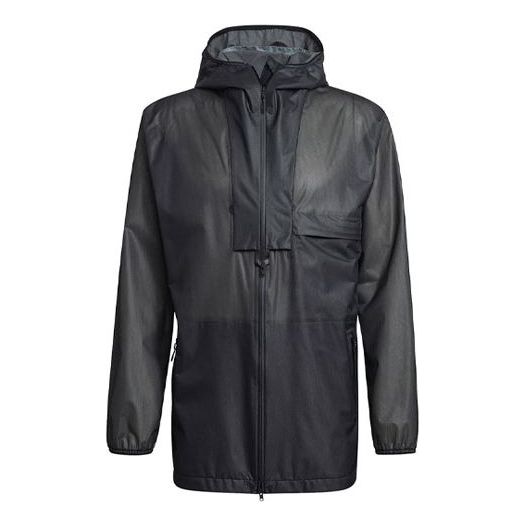 Men's Y-3 SS21 Nylon waterproof Jacket Black GV6086