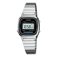 CASIO Quartz Waterproof Unisex Silver Digital LA670WD-1