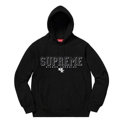 Supreme Gems Hooded Sweatshirt 'Black White' SUP-SS20-446