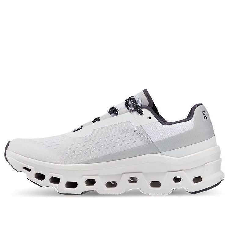 (WMNS) On Running Cloudmonster 'White Black Grey' 61.98433