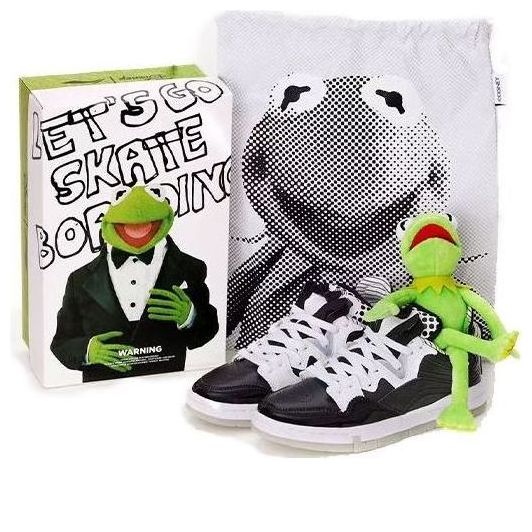 Li-Ning Wave Pro x Kermit 'Black White Special Box' AECR101-1