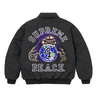 Supreme FW23 FW23 Week11 Peace Embroiderd Work Jacket 'Black' SUP-FW23-182