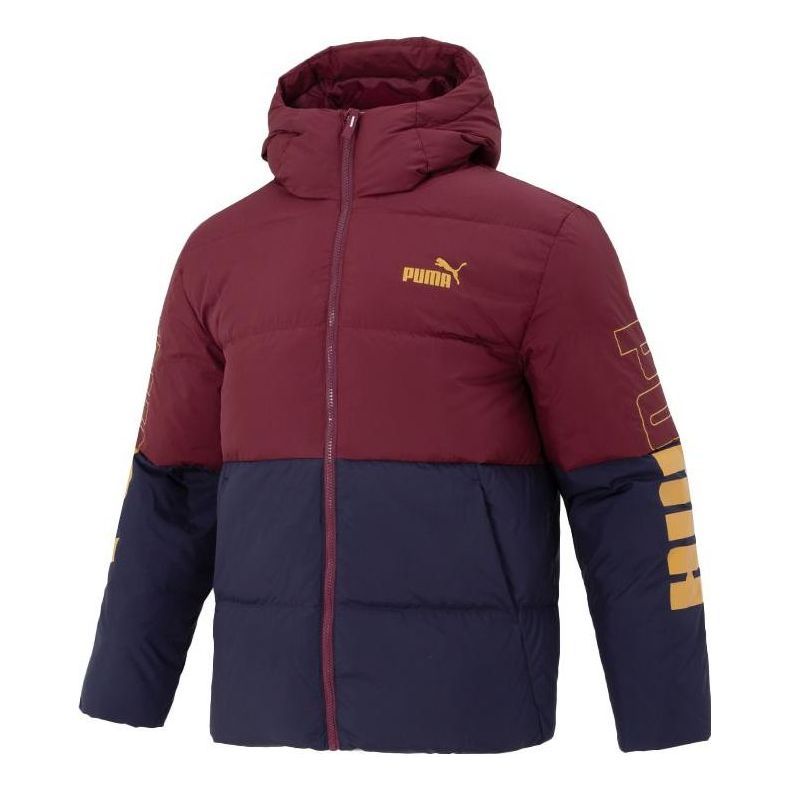 PUMA Colorblock Puffer Jacket 'Red' 678720-22