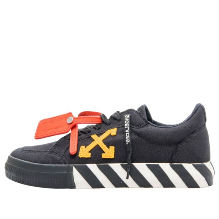 Off-White Vulcanized Low Canvas 'Black Orange White' OMIA085S23FAB0011020