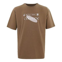 Converse Logo T-Shirt 'Brown' 10024870-A03