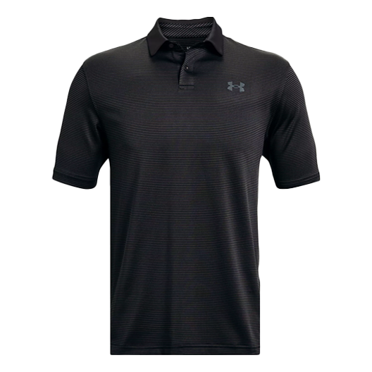 Under Armour Performance Stripe Polo Shirt 'Black' 1361823-001