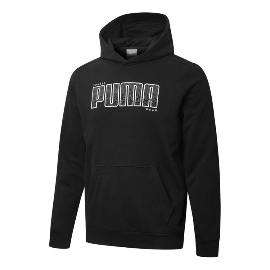 PUMA Athletics Logo Hoodie 'Black' 855987-01