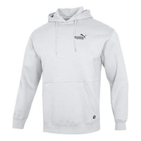 PUMA Small Logo Relaxed Logo Hoodie 'Grey' 673624-19