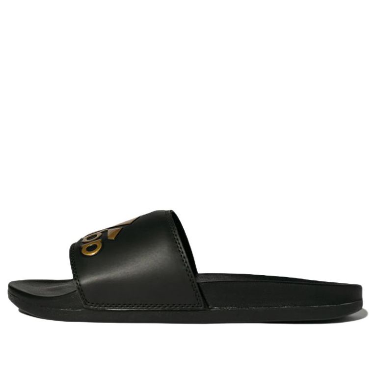 adidas Adilette Comfort Slide 'Core Black Gold Metallic' GY1946