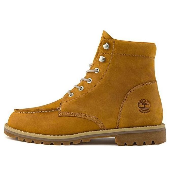 Timberland Redwood Falls Waterproof Moc-Toe Wide-Fit Boot 'Wheat Full-Grain' A2EE3
