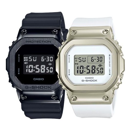 CASIO G-Shock Square 'Black' GM-5600B-1PR&GM-S5600G-7PR