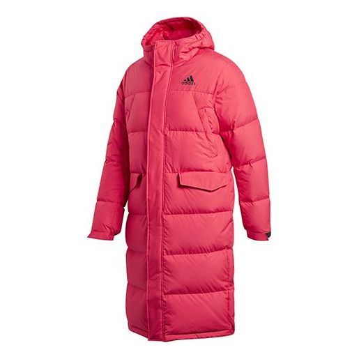 adidas Stay Warm Sports hooded down Jacket Red GK0663