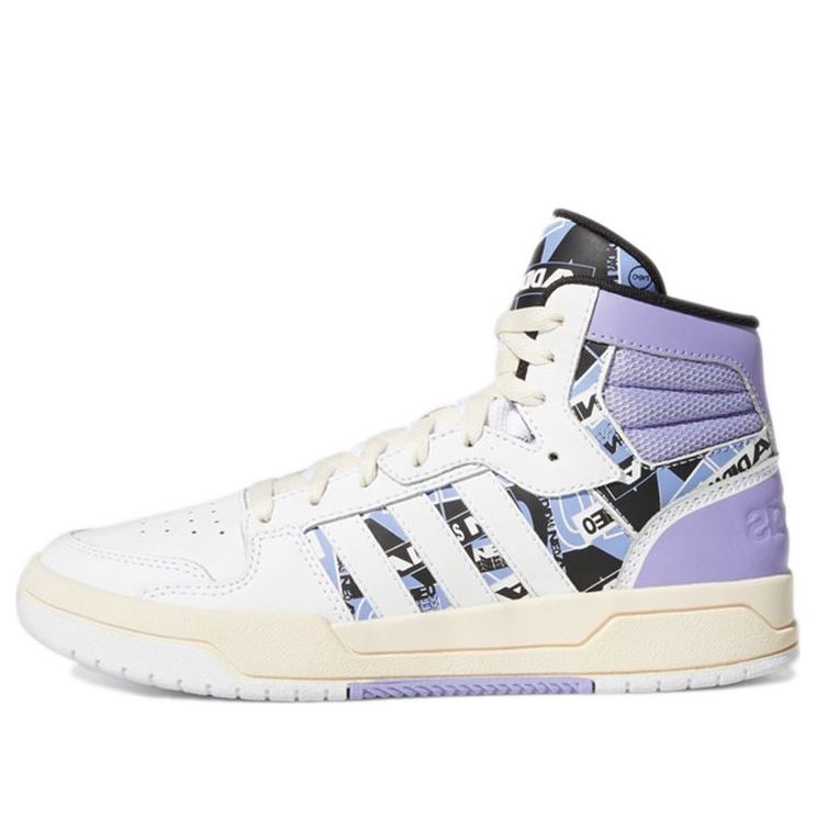 (WMNS) adidas neo Entrap Mid Sneakers White/Purple GW7008