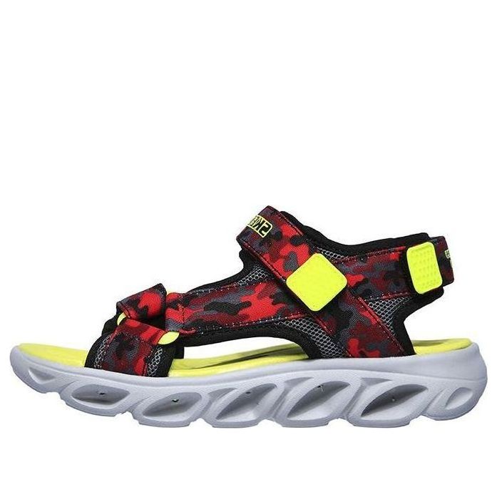 Skechers Hypno Splash Velcro Open Toe Big Boys Red Sandals 400077L-BKRD