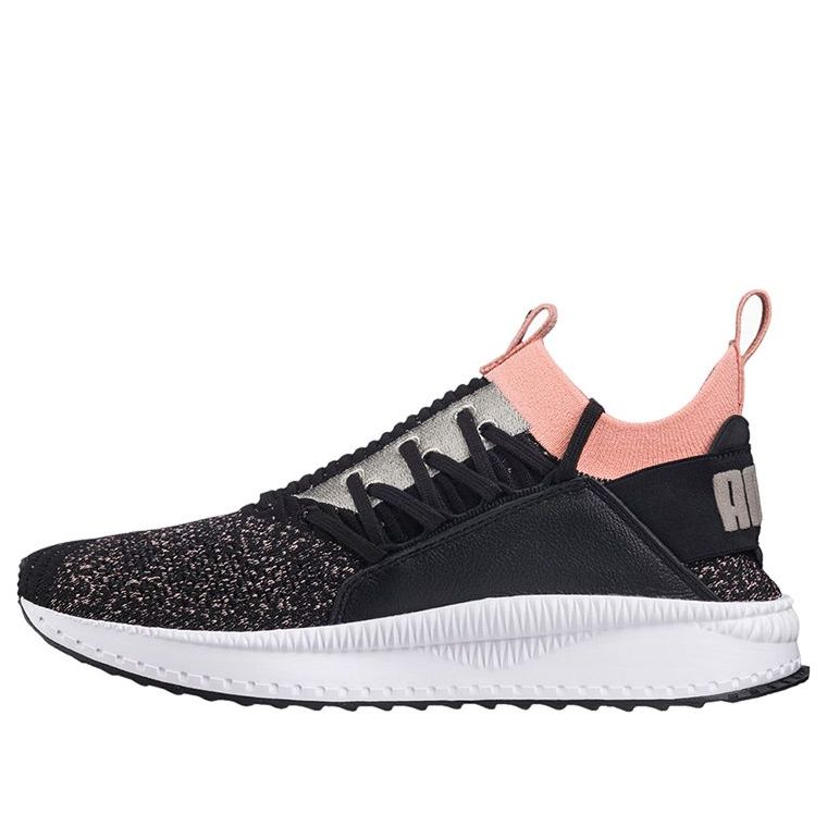 (WMNS) PUMA Tsugi Jun Low Top Running Shoes 'Black White Pink' 367038-08