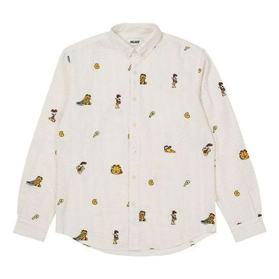 Palace FW21 Garfield Boojie Shirt 'White' P21SHT002